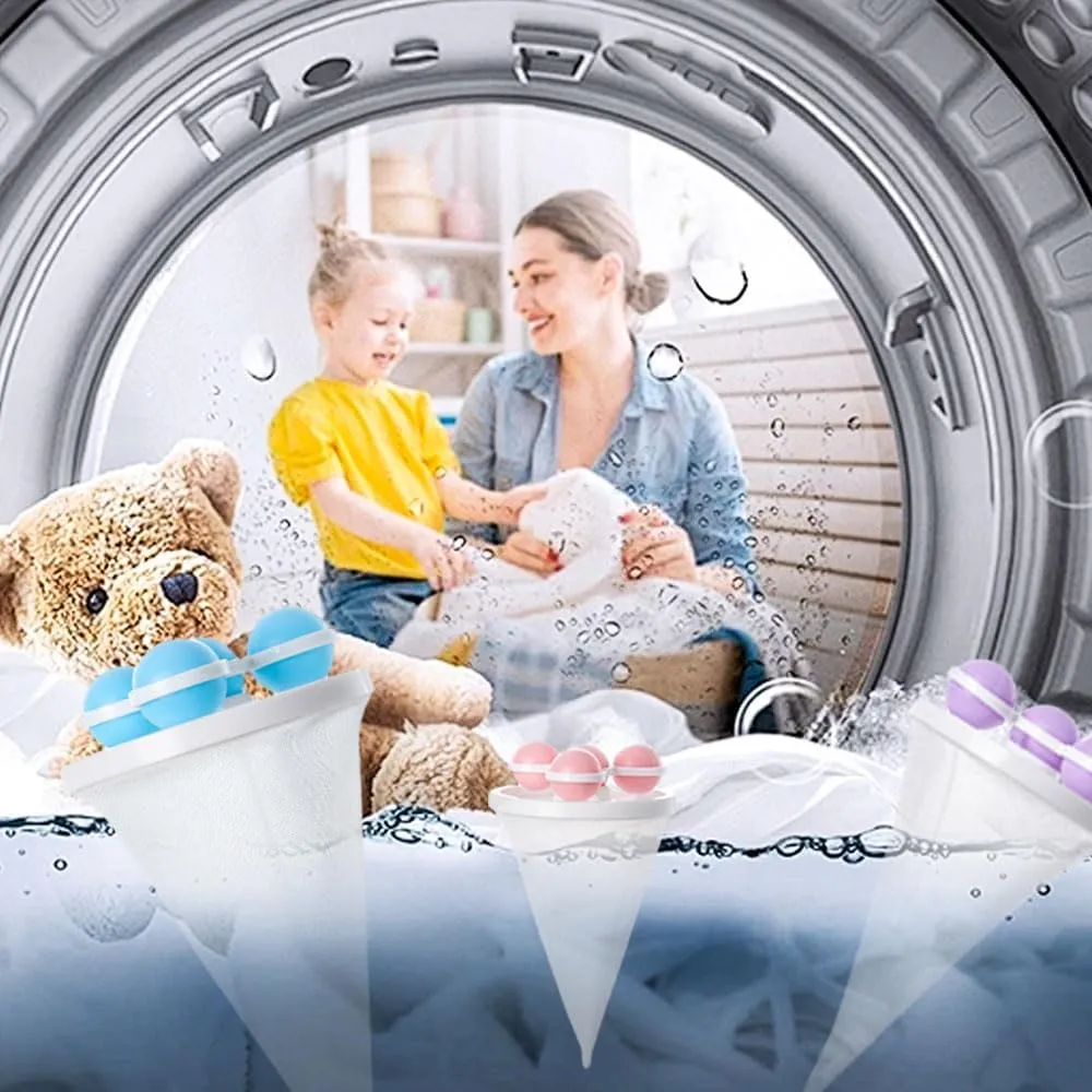 3PC Floating Hair Filtering Mesh Removal,2025 Reusable Lint Catcher for Washing Machine Wool Device,Washing Machine Hair Filter Cleaning Mesh Bag Pet Dog Cat Hair Catcher for Laundry(Mix#3PC)