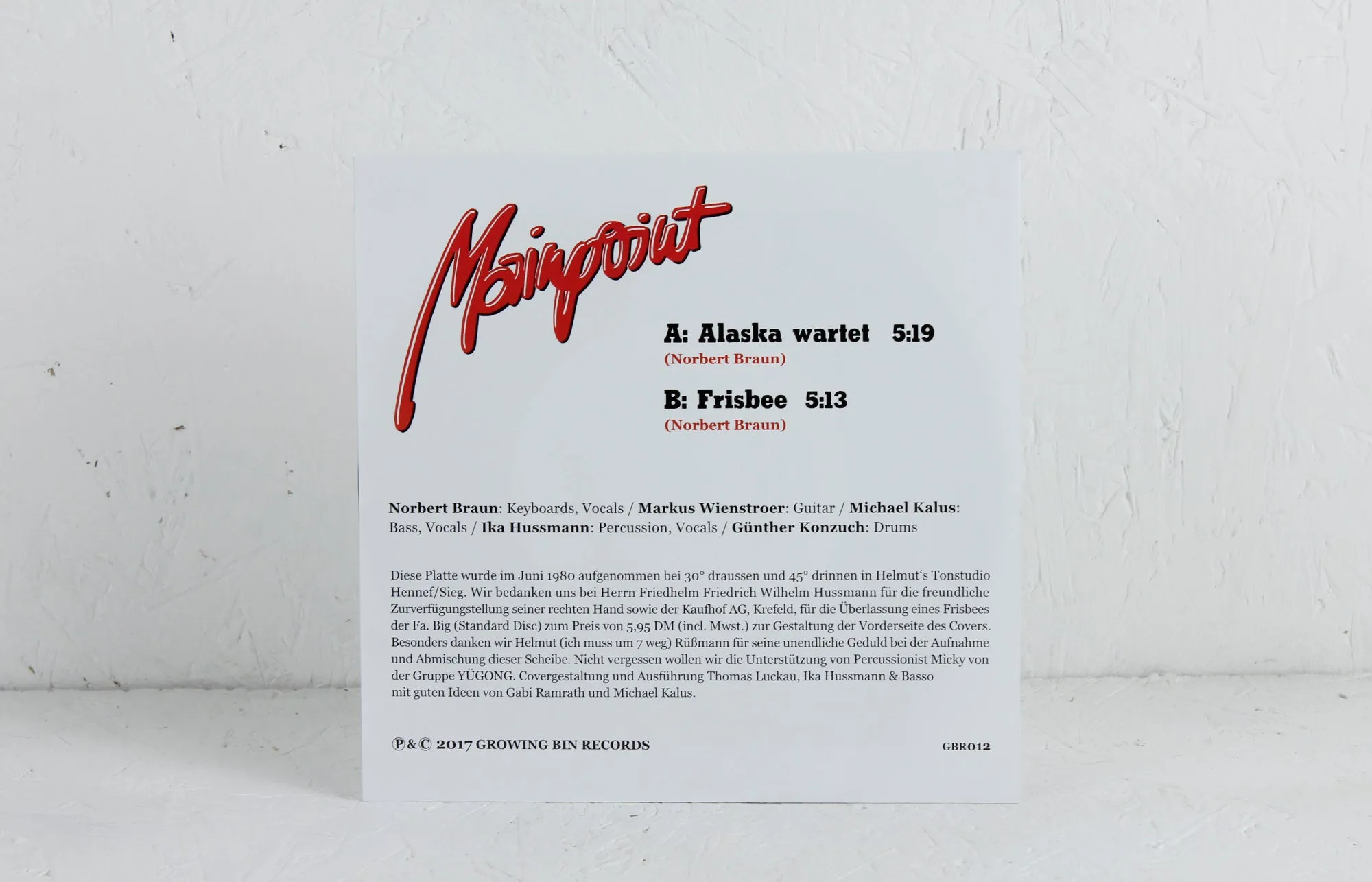 Alaska Wartet / Frisbee – 7" Vinyl