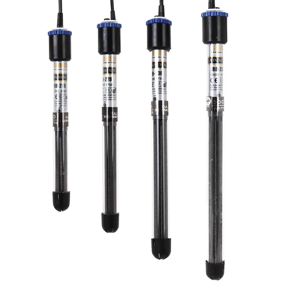 Aquarium Fish Tank Submersible Digital Thermometers Adjustable Water Temperature Thermostat Heater Rod