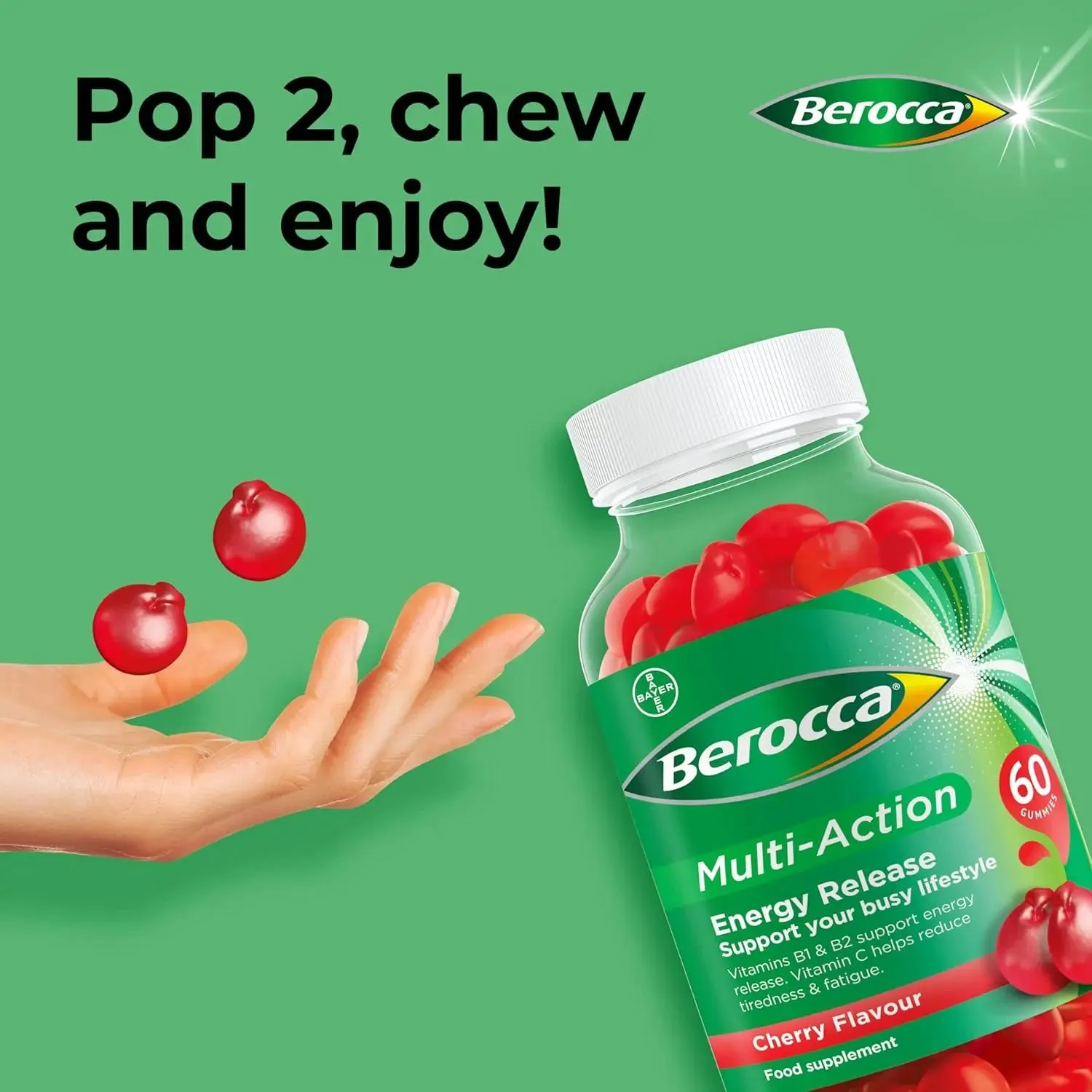 Berocca Multi Action Vitamin Gummies 60s