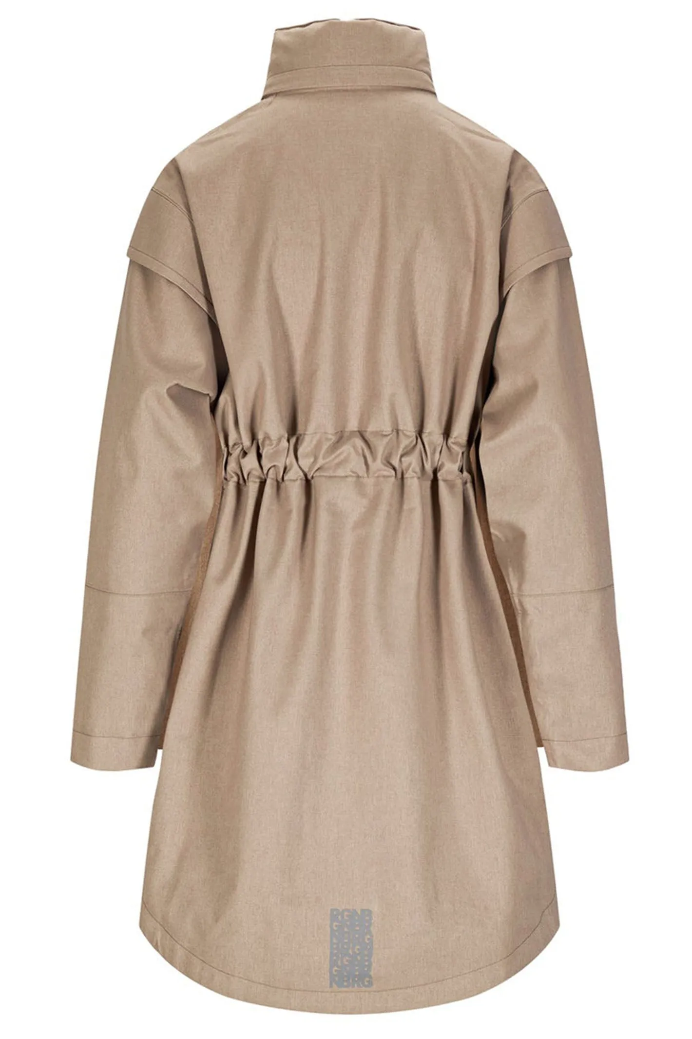 BRGN Monsun Coat Taupe Waterproof 15032R2 141