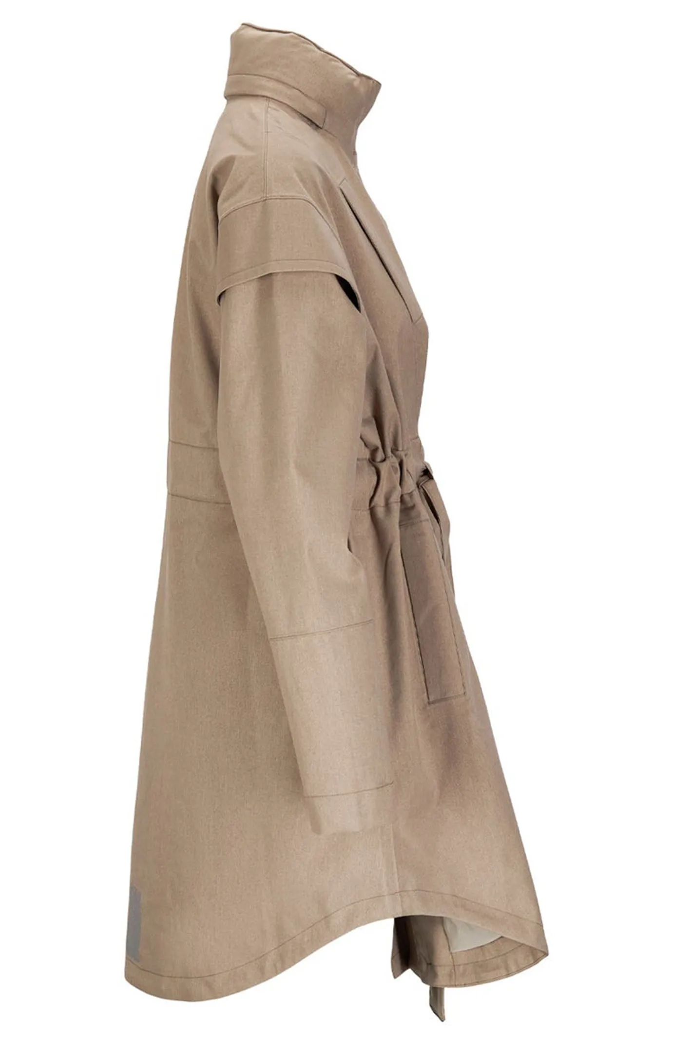 BRGN Monsun Coat Taupe Waterproof 15032R2 141