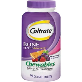 Caltrate 600  D Plus Bone Chewable Tablets 90ct