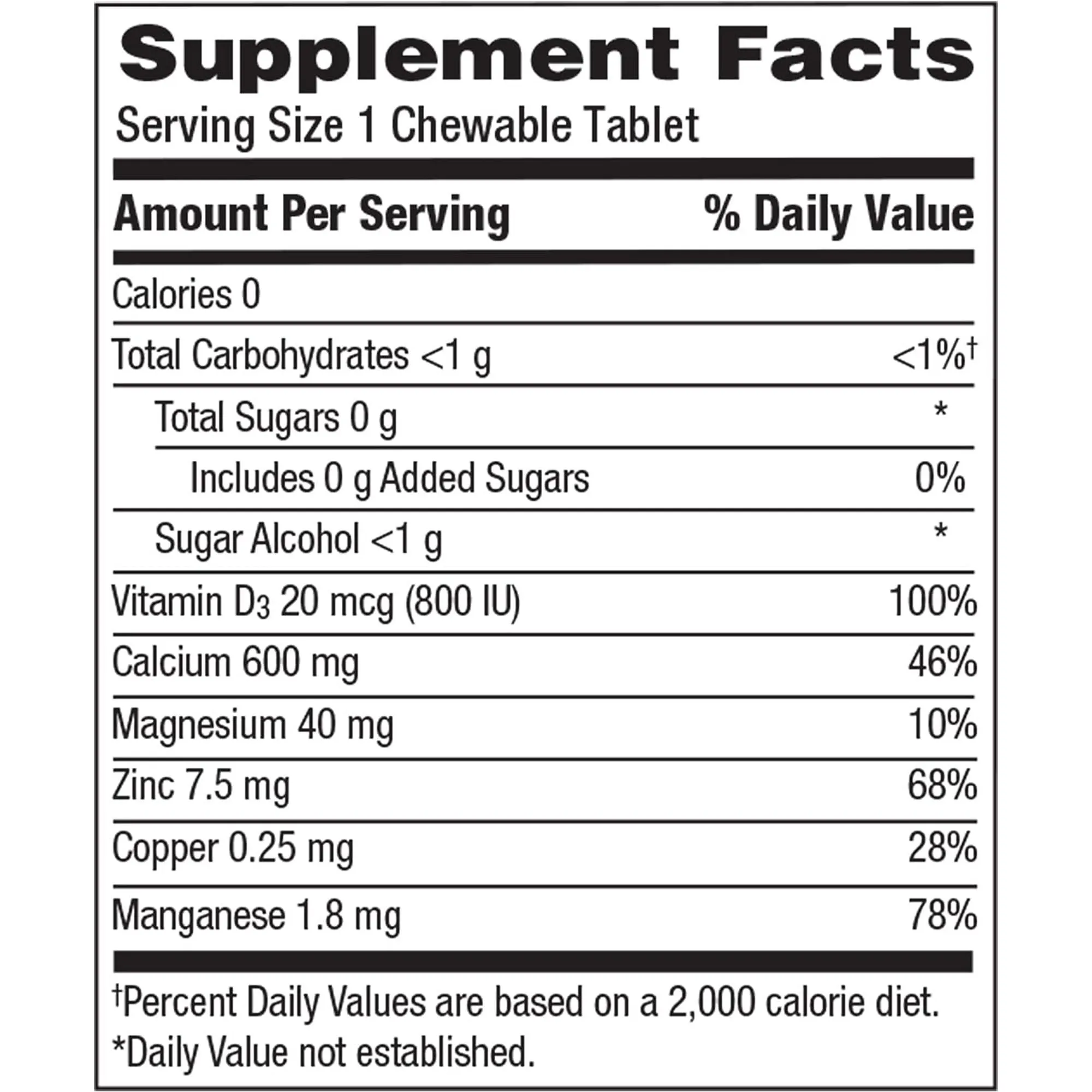 Caltrate 600  D Plus Bone Chewable Tablets 90ct