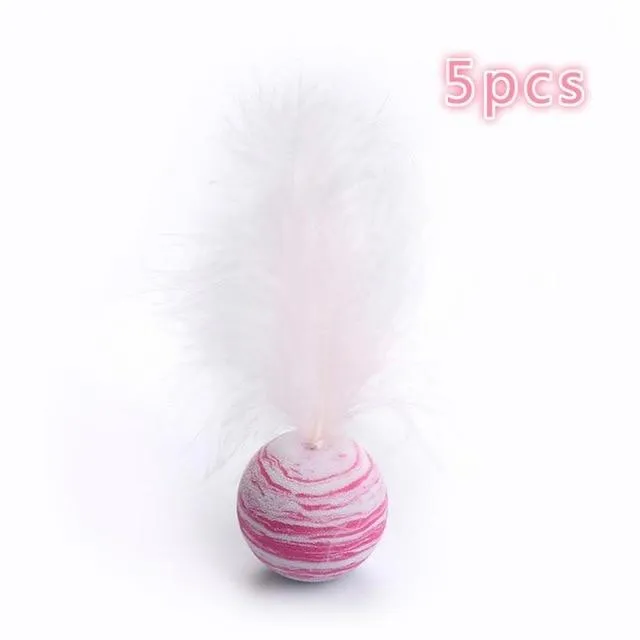 Cat Feather Balls