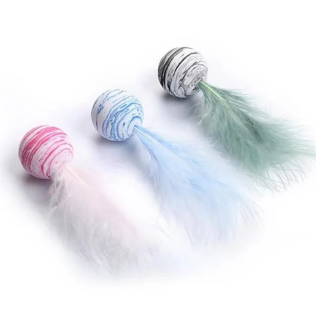 Cat Feather Balls