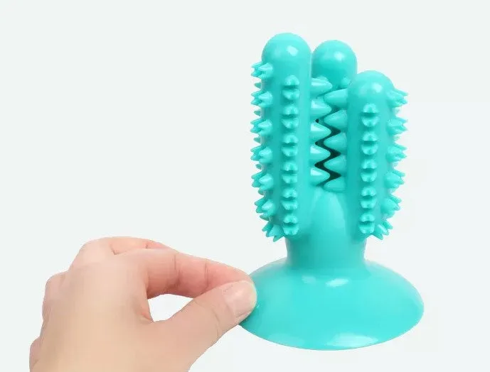 Dog Toothbrush Chew Toy With Suction Cup