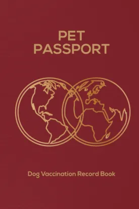 Dog Vaccination Record Book: Pet Passport helps you keep track of your Vet visits, vaccinations and keep medical health records Paperback  March 8, 2023