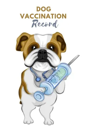Dog Vaccination Record: Medical & Health and Vet Records, Canine health record, Information Logbook Tracker Notebook Hardcover  July 3, 2022