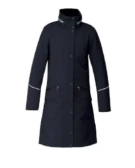 Equetech Long Waterproof Riding Coat - Navy