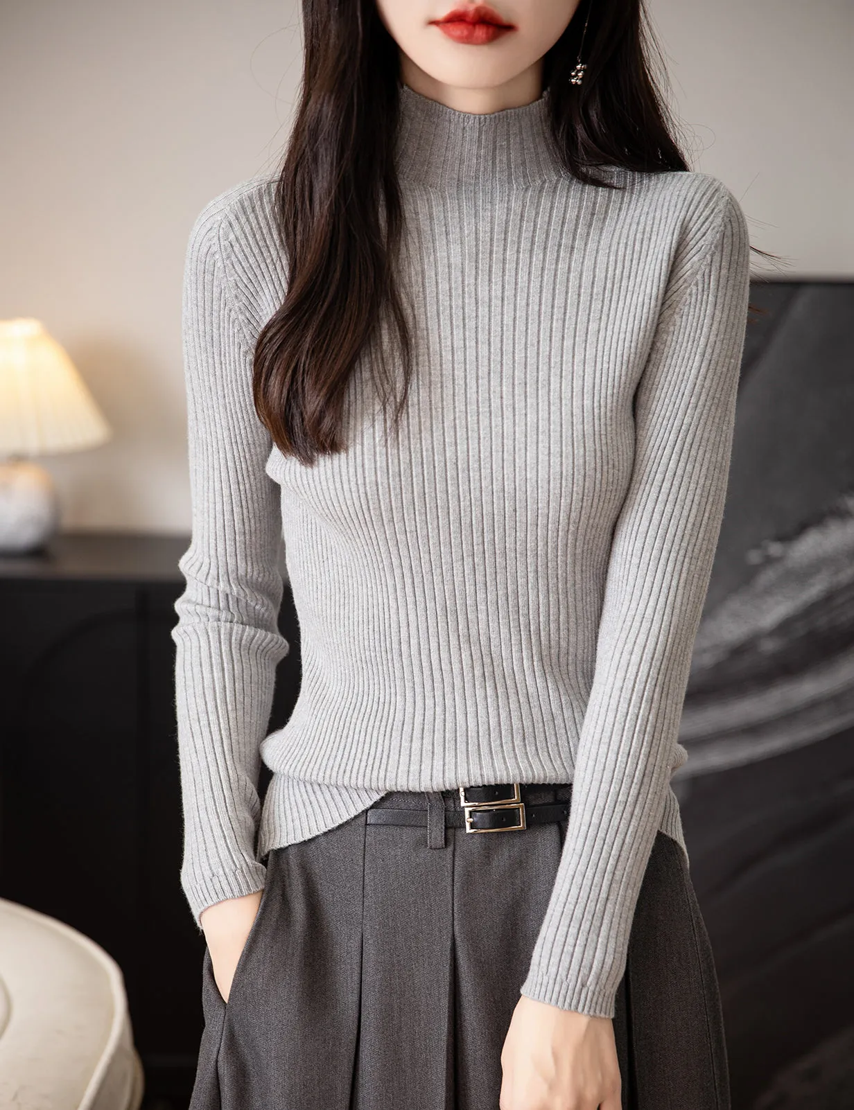 Holly Turtleneck Woman Sweater