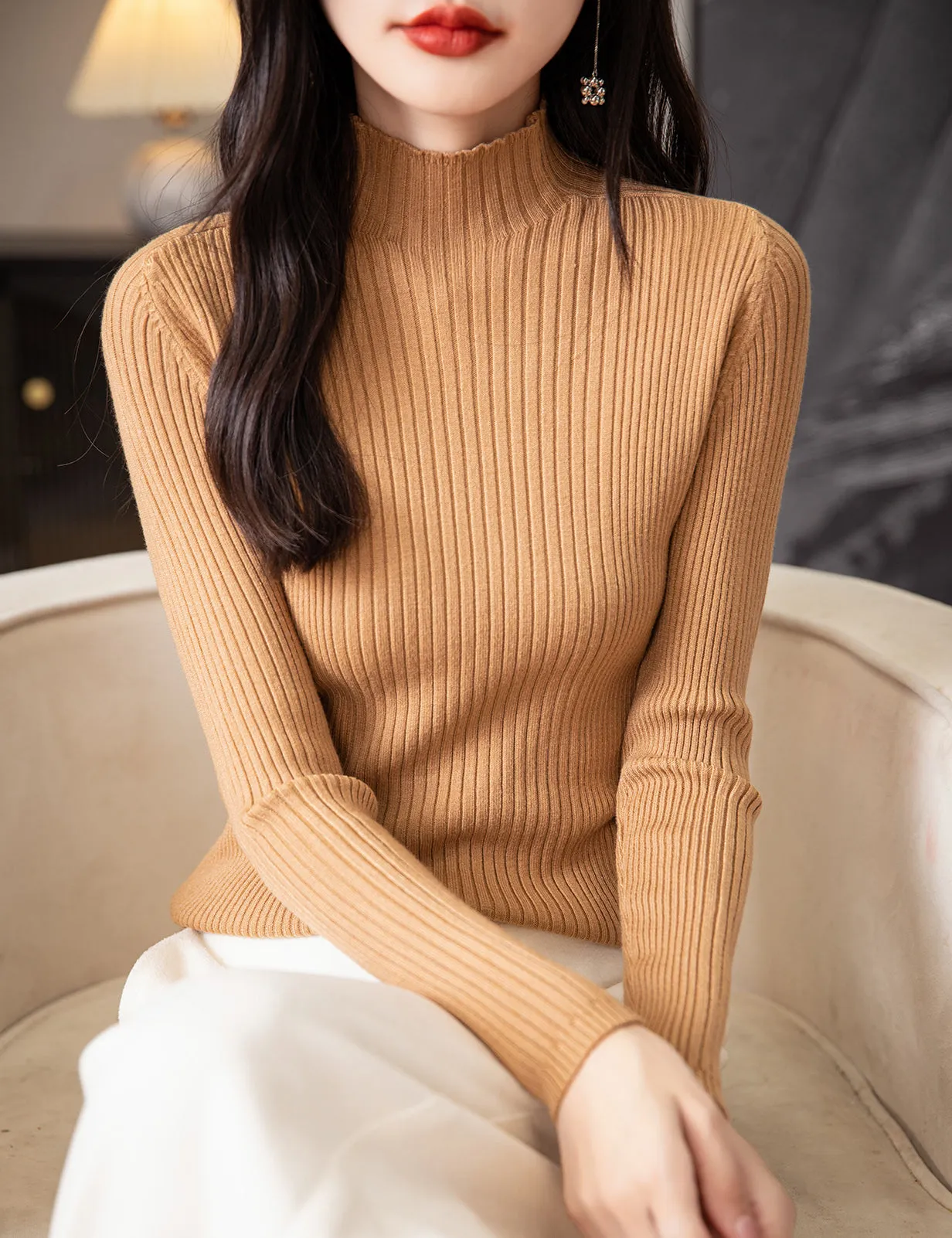 Holly Turtleneck Woman Sweater