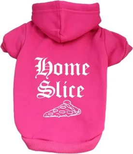 Home Slice Pullover Fleece Lined Dog Hoodie (Hooded Sweatshirt) Assorted Colors