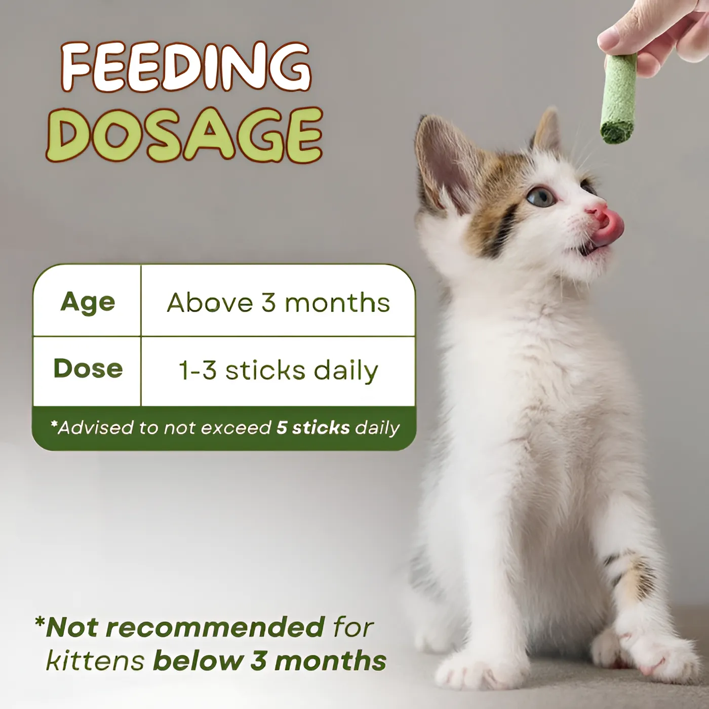 Kittygreen™  Cat Grass Teeth Stick