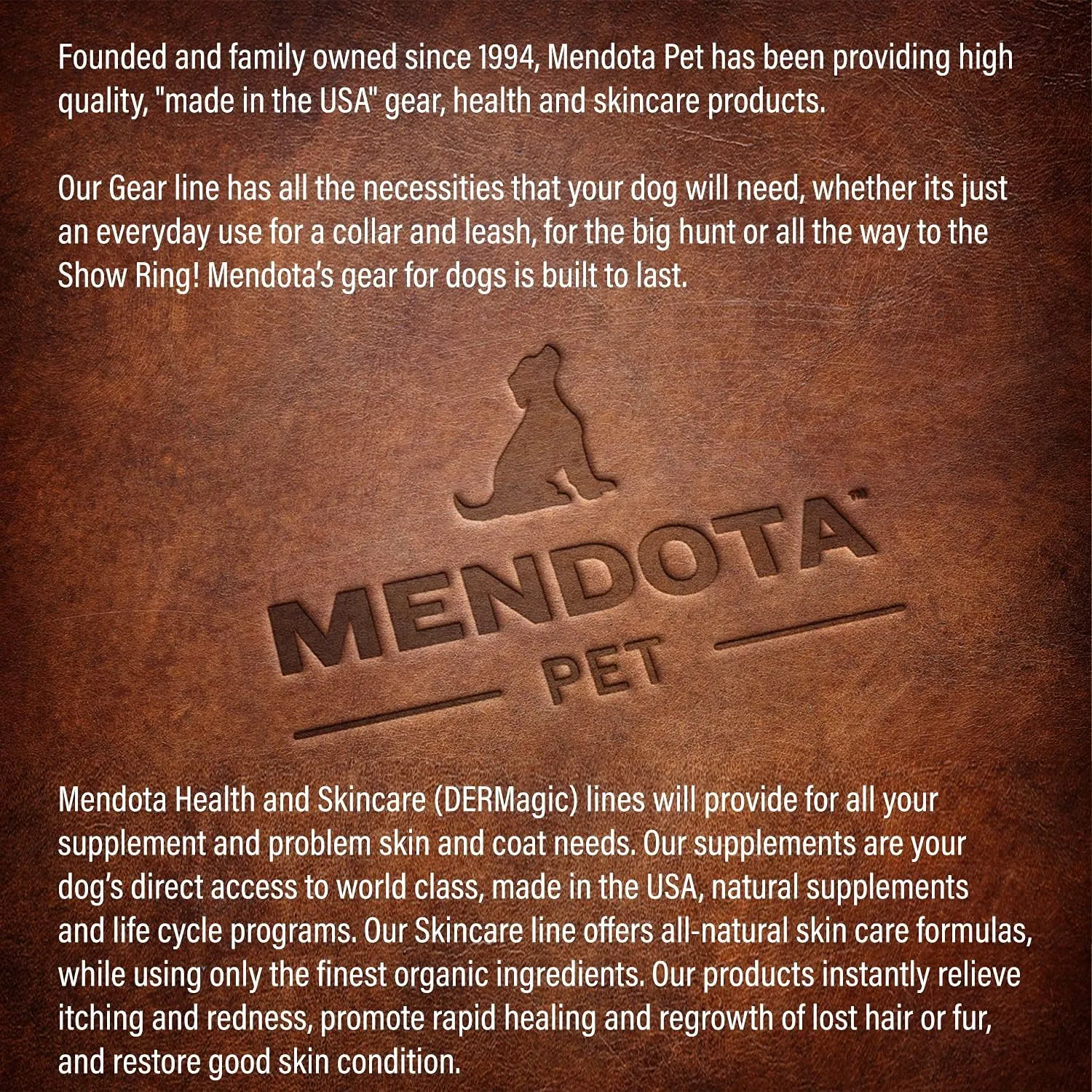 Mendota Pet Snap Leash - British-Style Braided Dog Lead, Made in The USA - Tan, 1/2 in x 6 ft - for Large Breeds