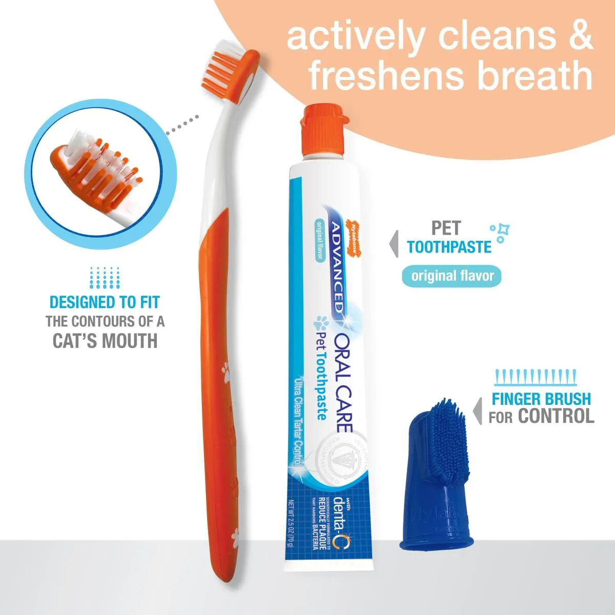 Nylabone Advanced Oral Cat and Small Dental Kit