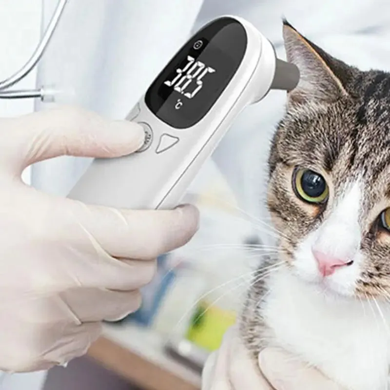 Pet Ear Digital Thermometers Animal Measuring Non-Contact Dog Cat Animal Thermometers Electronic Highly Accurate Pet Supplies