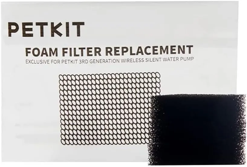 PETKIT Replaced Foam Filters for Eversweet Max/Eversweet 3 Pro/Solo 2/Solo SE Wireless Pump Pet Water Fountain,15 Pieces/Pack,Replacement Pump Filter