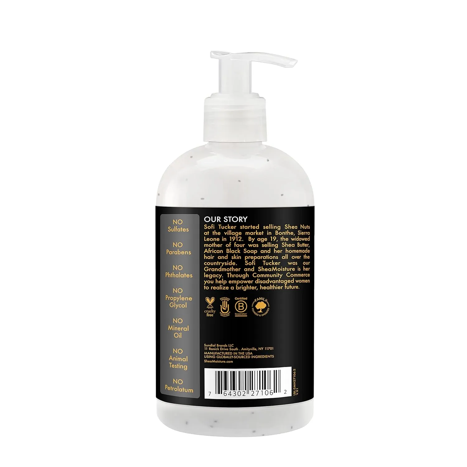 Shea Moisture African Black Soap Bamboo Charcoal Balancing Conditioner 384/577ml