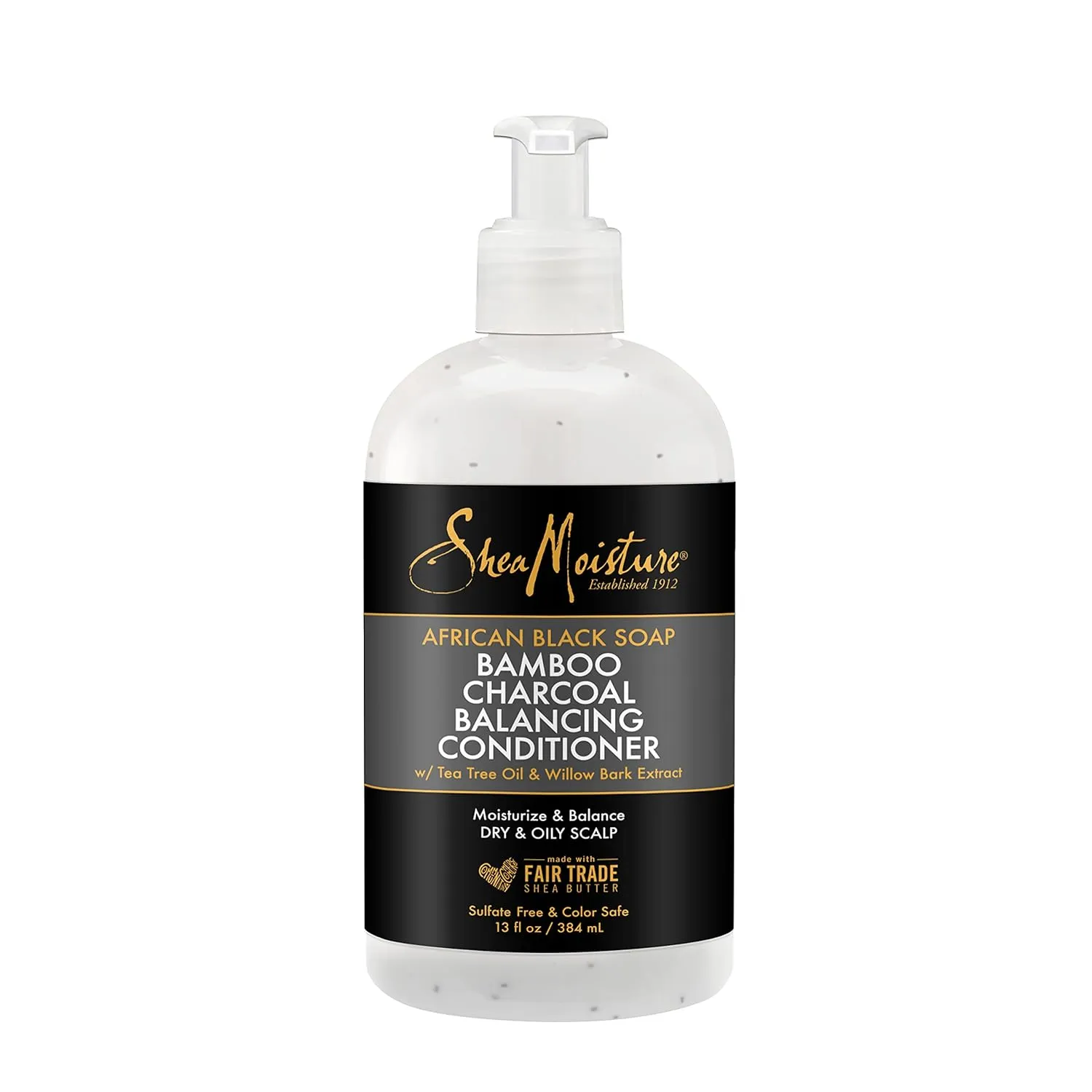 Shea Moisture African Black Soap Bamboo Charcoal Balancing Conditioner 384/577ml