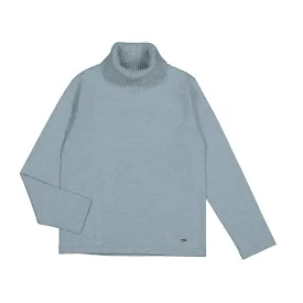 Sky Blue Turtleneck Sweater