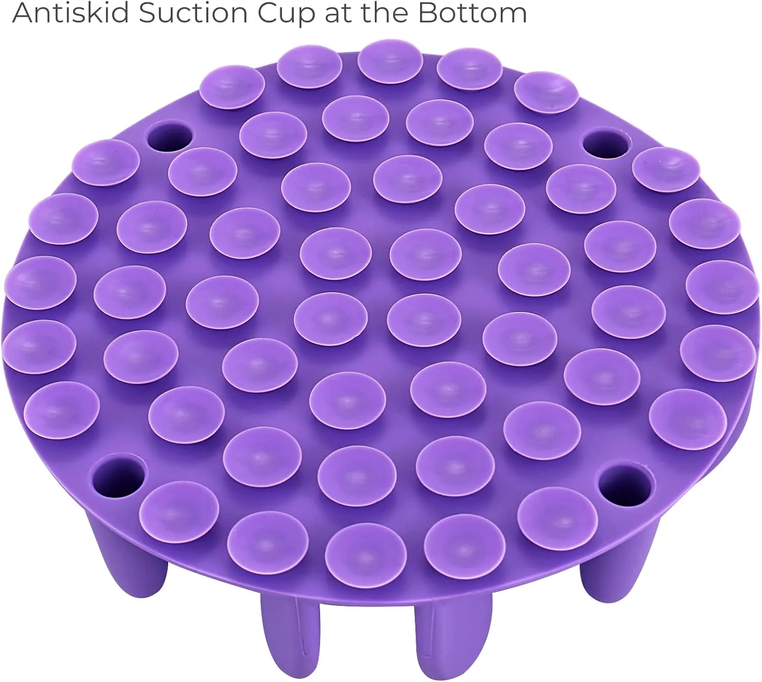 Slow Feeder Dog Bowl Insert,Doweiss Silicone Slow Feeder for Dog Cat Puppy Pet with Stong Suction Cups for Dog Bowls Slow Eating Bowls (Small, Purple)