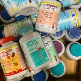 Smartypants Multivitamin Gummies kids Multi & Omegas, Women's Multi & Omegas, Men's Multi & Omega and Prenatal Formula (40 Pcs Lot)