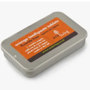 Toothpaste Tablets Tin Fluoride Free 62 pack