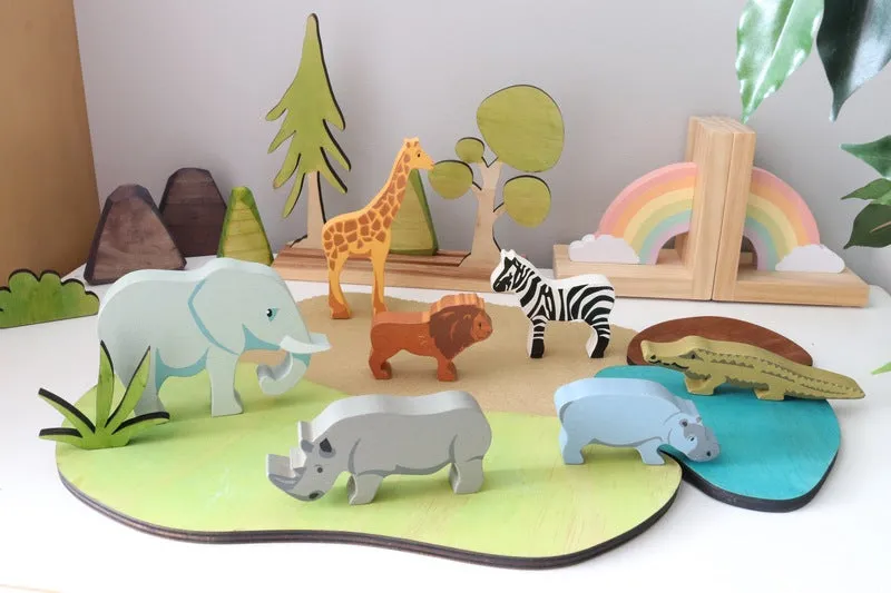 Wooden Animal | Hippo